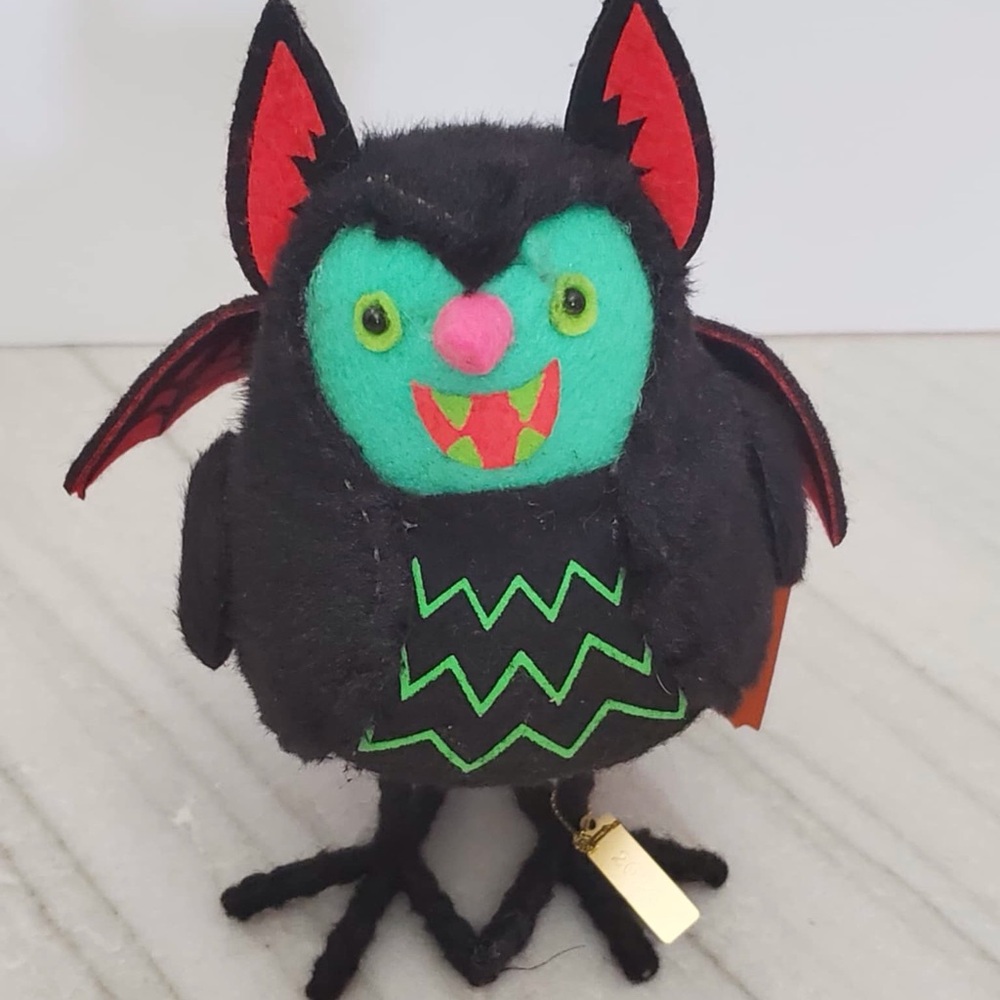 Target Hyde & EEK! Halloween Black Bat Felt Fabric Bird “Batrick” - Picture 2 of 5